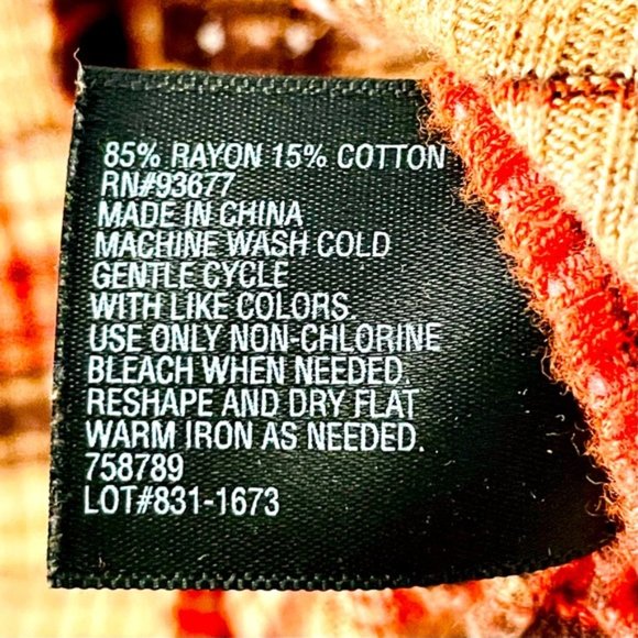 EUC | Worthington Cropped Button Down Lightweight Sweater | Size Large - Picture 7 of 9